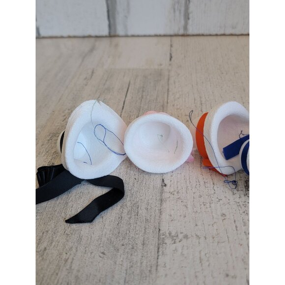 Mini Church Top Hat both variety set ornament Xmas - Picture 9 of 10